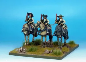 WLOA39a Cuirassiers in Hats on Standing Horses