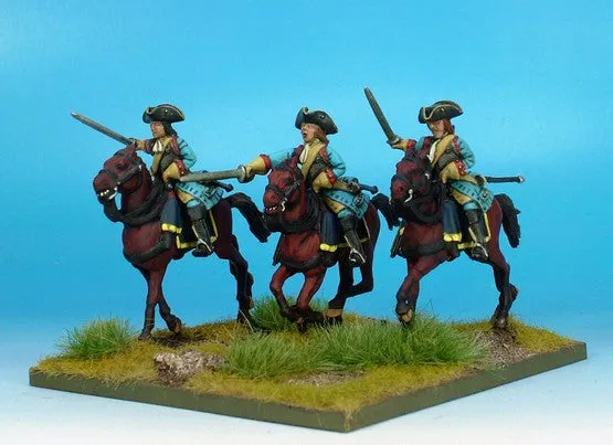 WLOA51b Cuirassiers in Tricorns on Galloping Horses