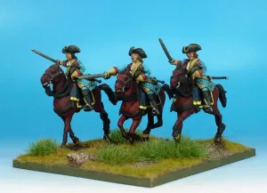 WLOA51b Cuirassiers in Tricorns on Galloping Horses