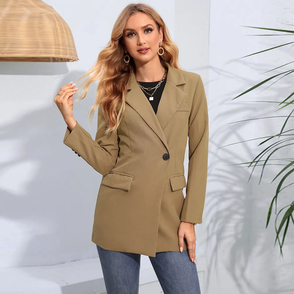 Women's Business Casual Double Breasted Blazer