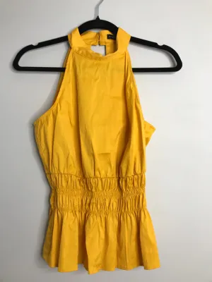 Womens Size 0 Misses Yellow White House Black Mkt Tops