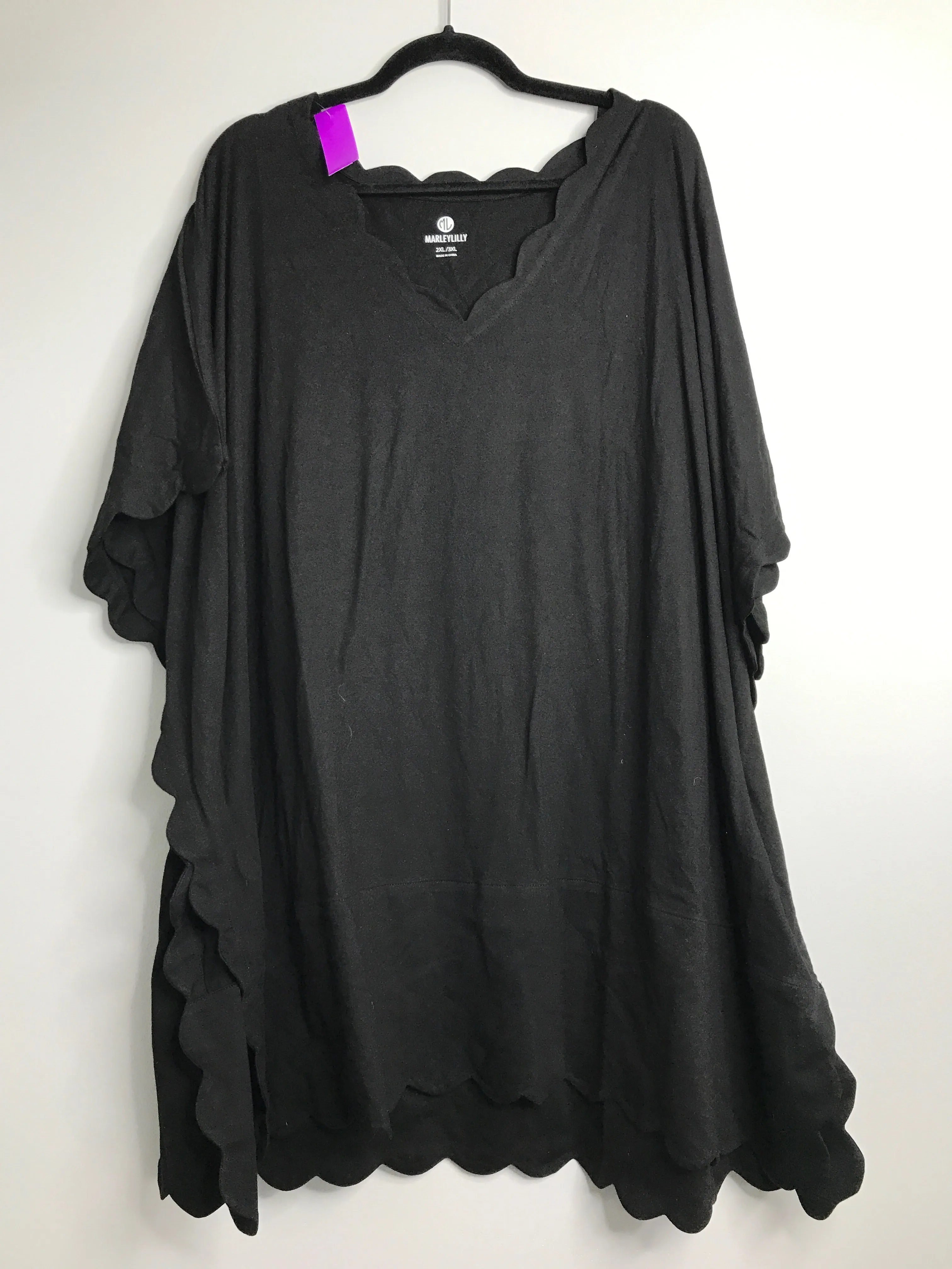 Womens Size 2XL Misses Black Marleylilly NWT Tops