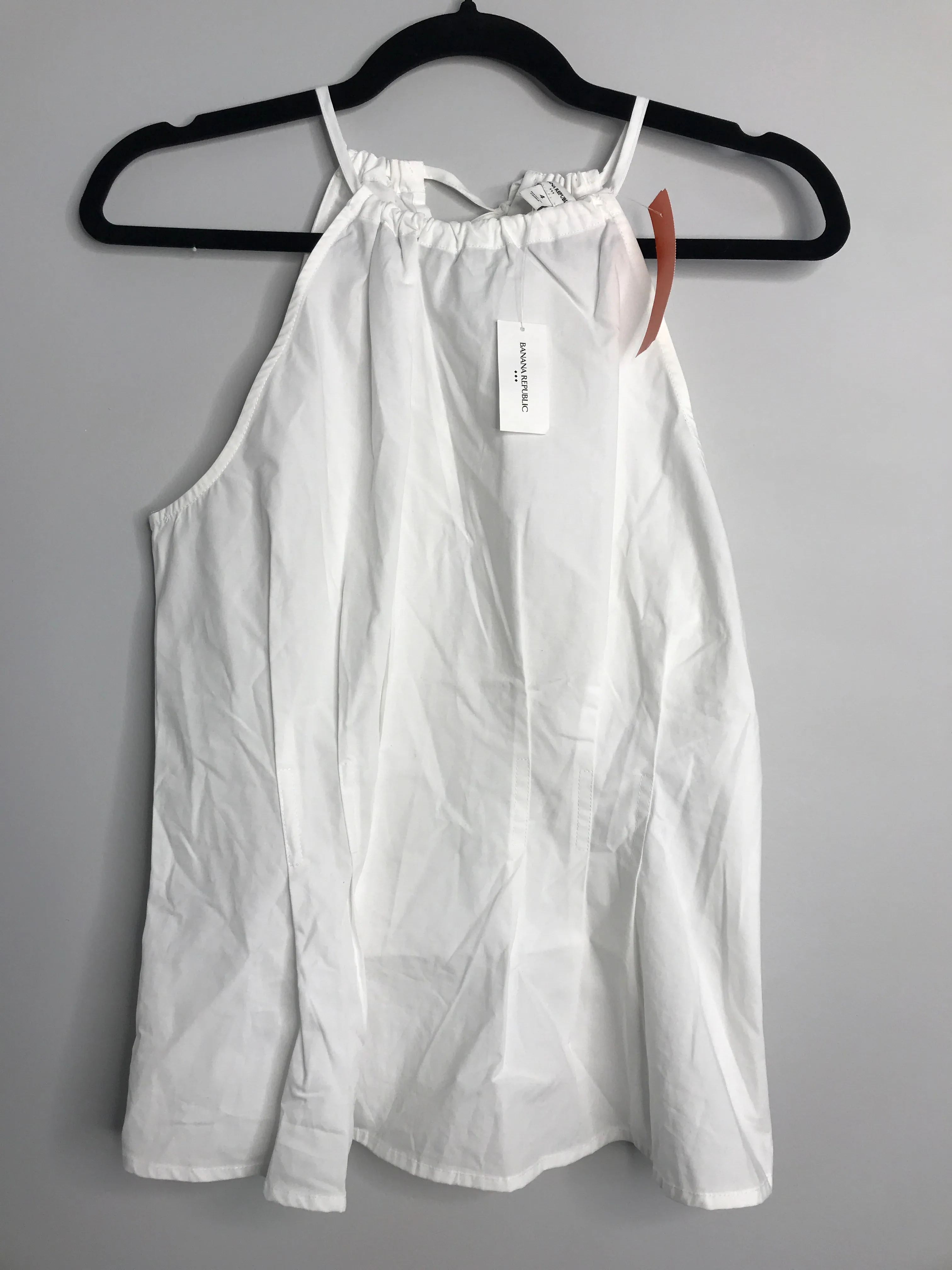 Womens Size 4 Misses White Banana Republic Tops