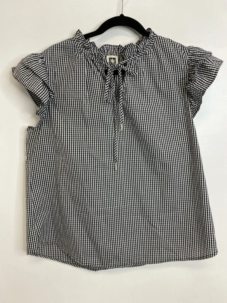 Womens Size Lg Misses Black Anne Klein Tops