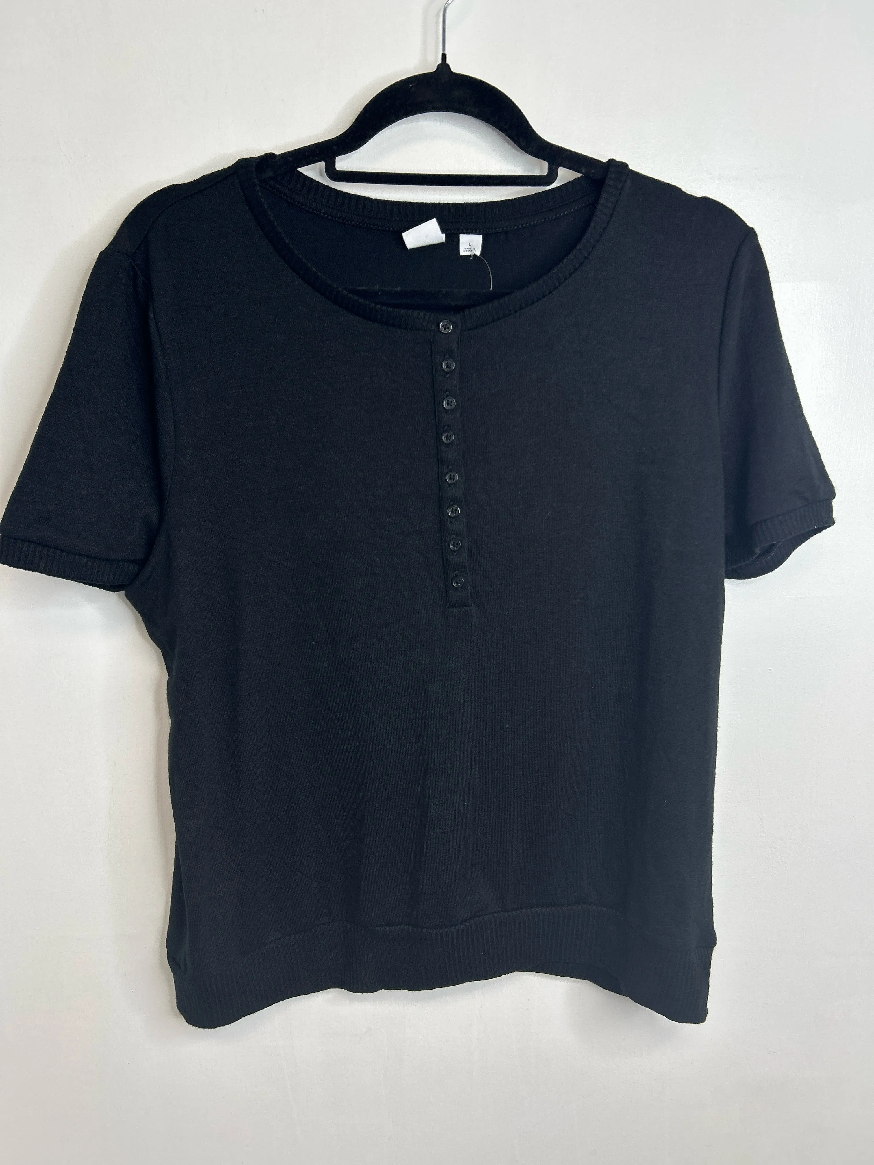 Womens Size Lg Misses Black GAP Tops