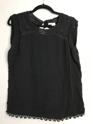 Womens Size Lg Misses Black Meadow Rue Tops