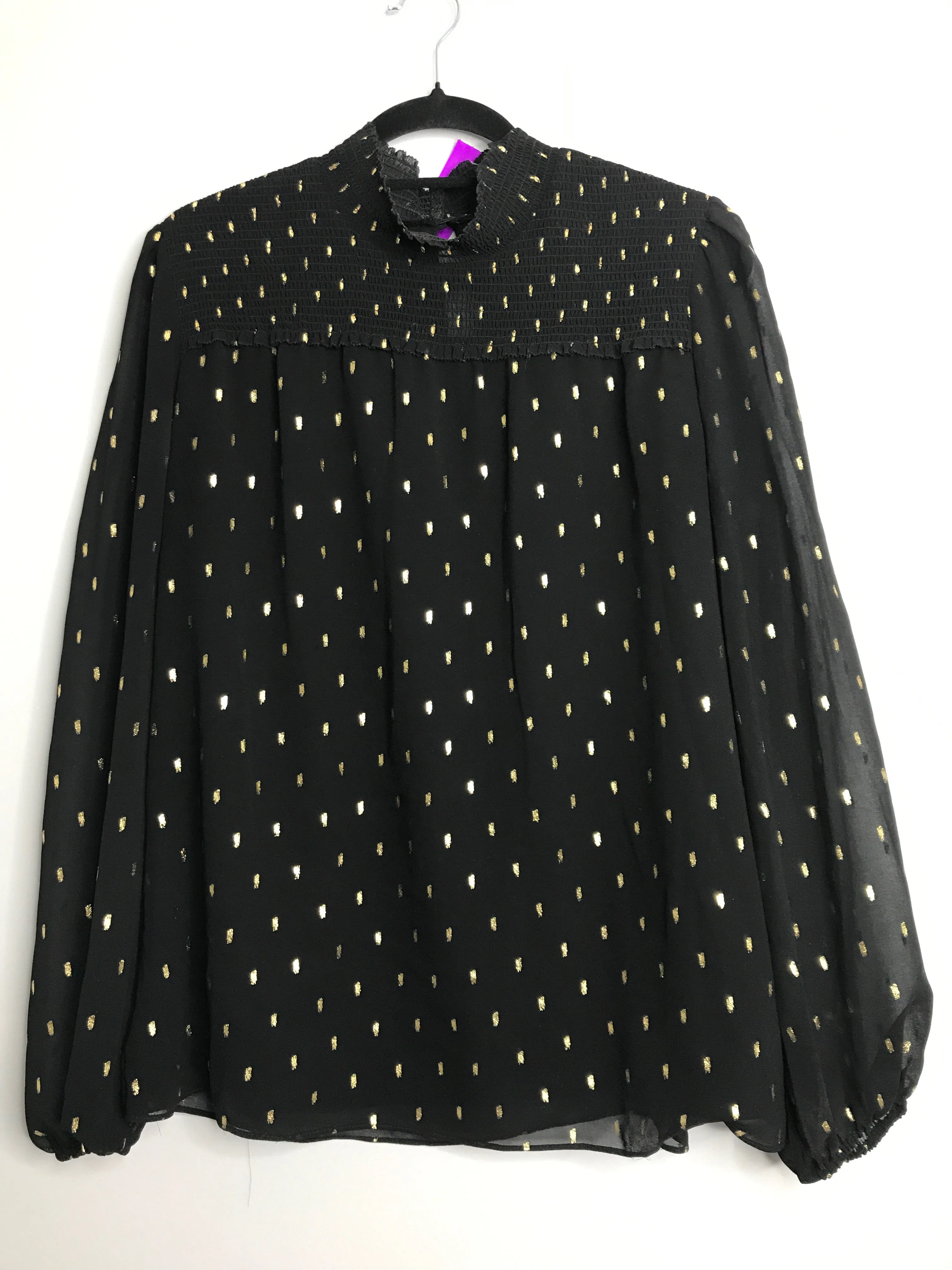 Womens Size Lg Misses Black White House Black Mkt Tops