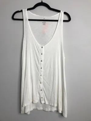Womens Size Lg Misses White AE Tops