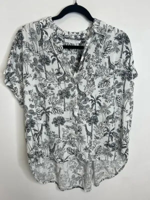 Womens Size Lg Misses White Jane & Delancey-x Tops