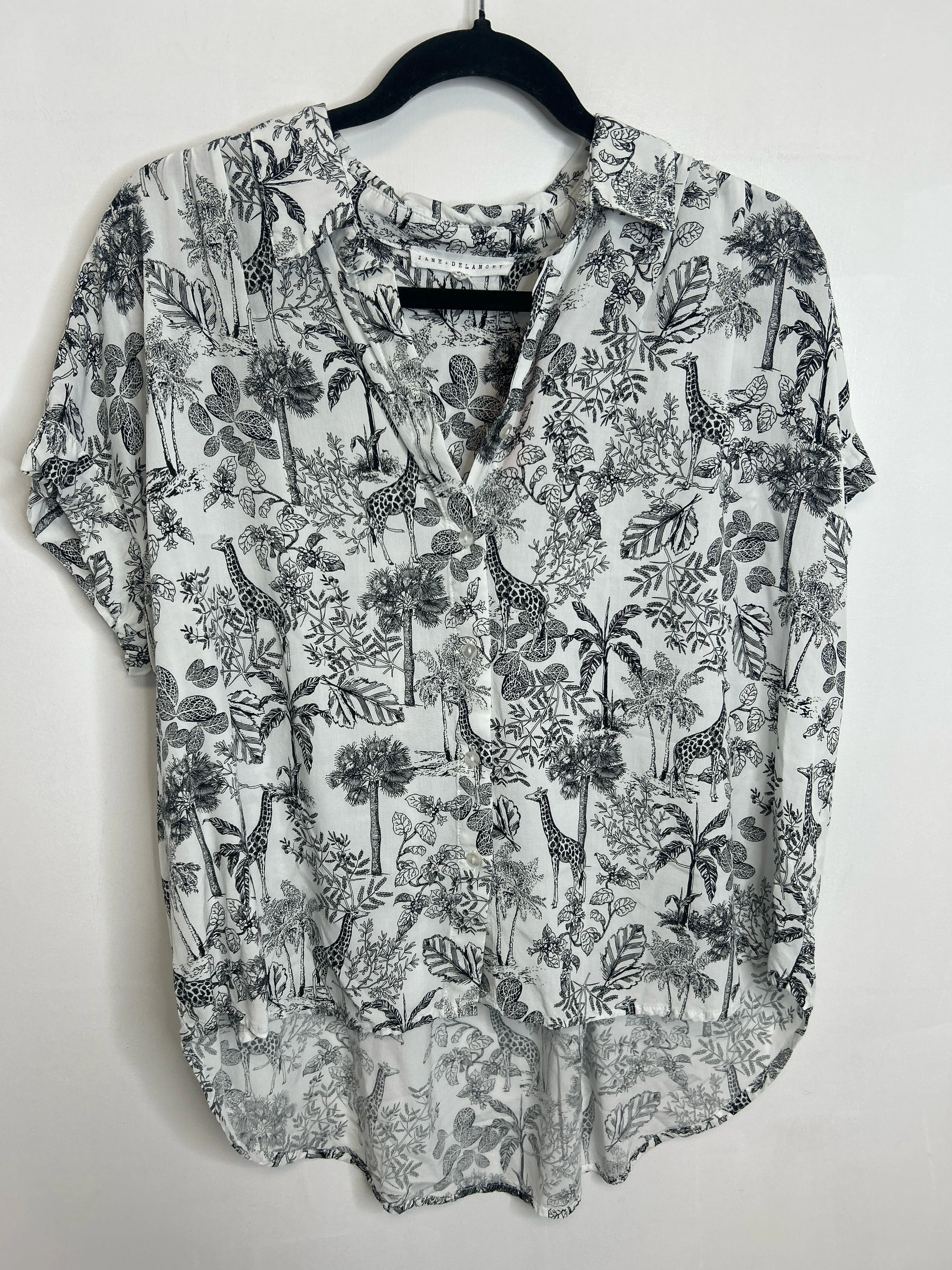 Womens Size Lg Misses White Jane & Delancey-x Tops
