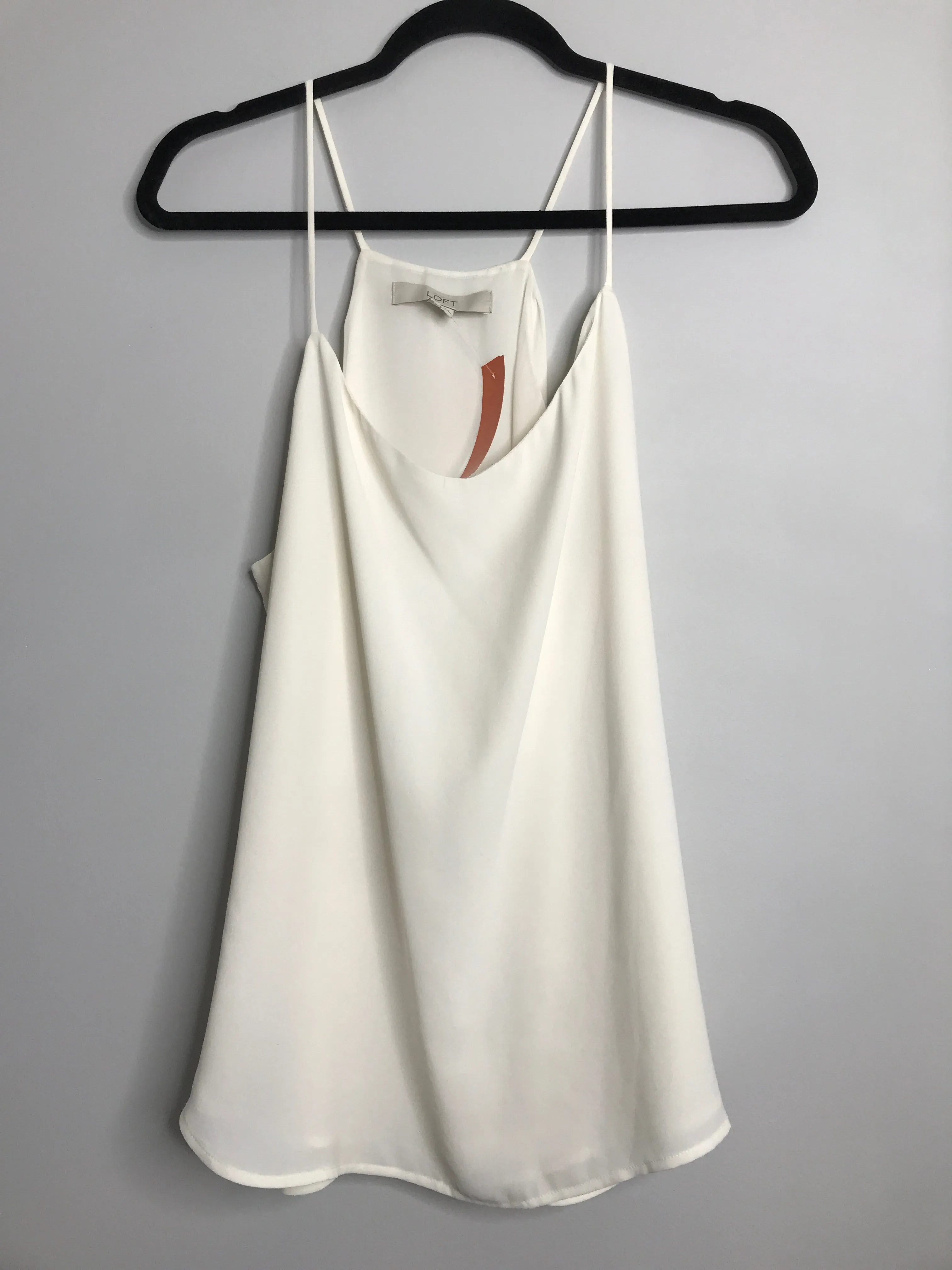 Womens Size Lg Misses White Loft Tops