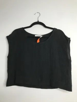 Womens Size Med Misses Black Carly Jean Tops