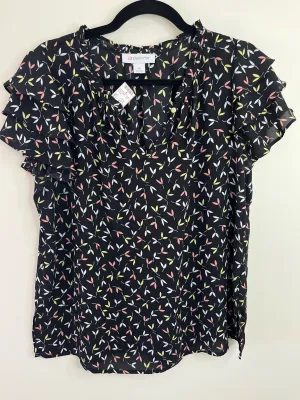 Womens Size Med Misses Black Liz Claiborne Tops