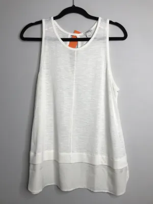 Womens Size Med Misses White J Crew Tops