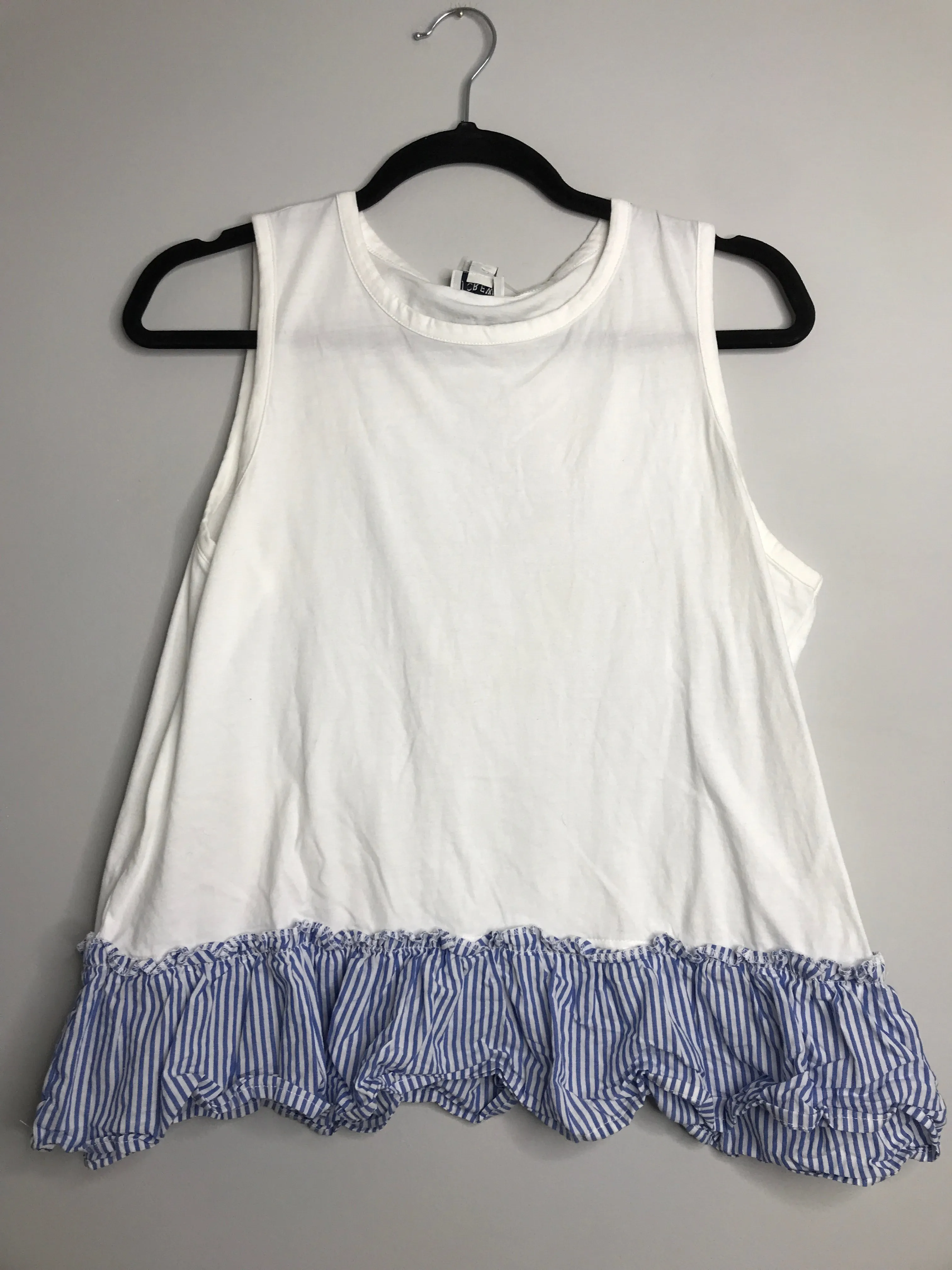 Womens Size Med Misses White J Crew Tops