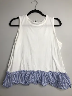 Womens Size Med Misses White J Crew Tops