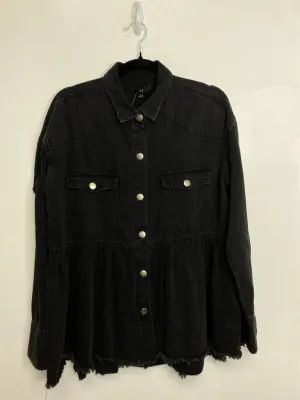Womens Size Sm Misses Black FATE Tops