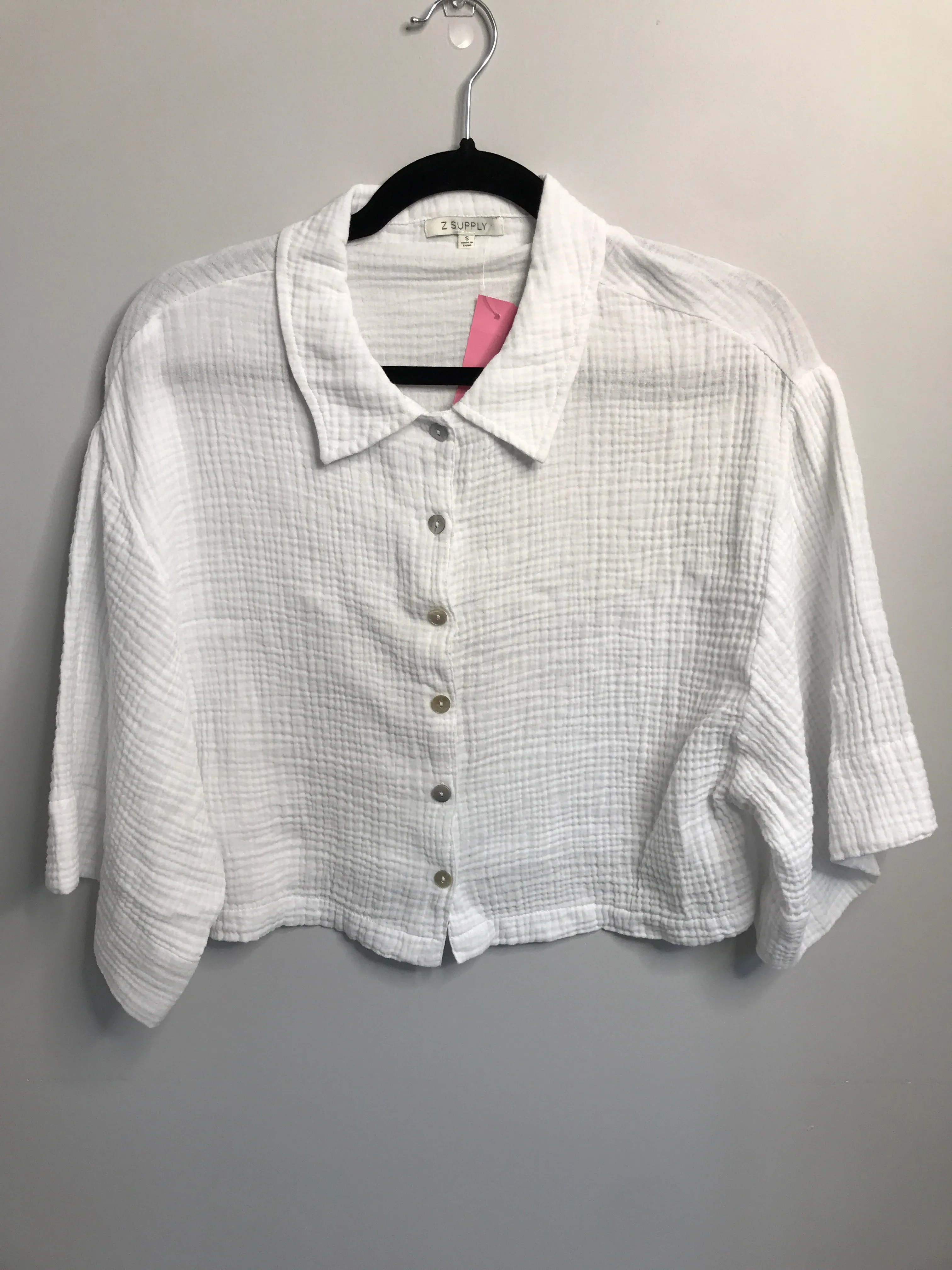 Womens Size Sm Misses White z supply Tops