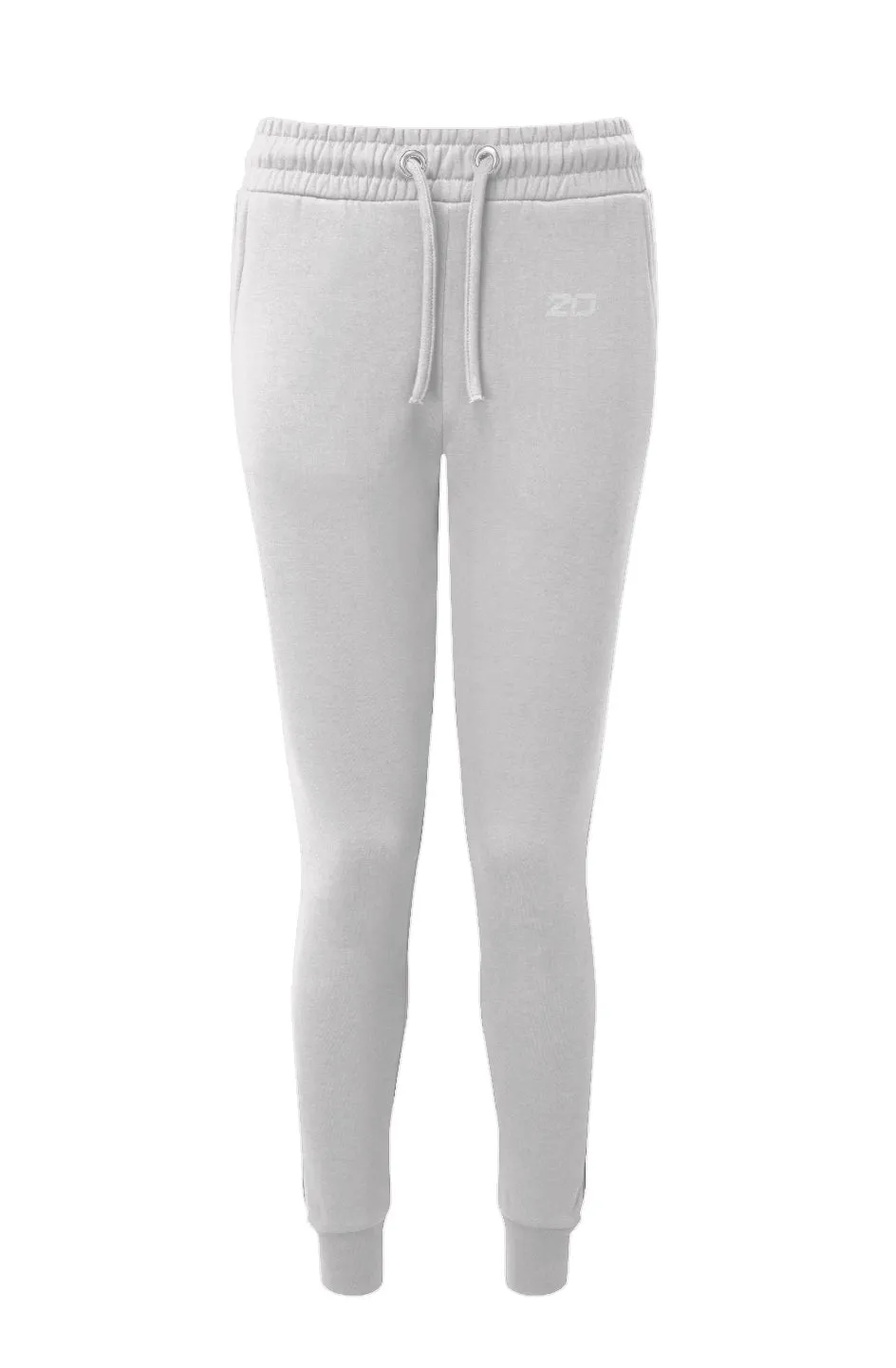 Womens Yoga Fitted Jogger (White)