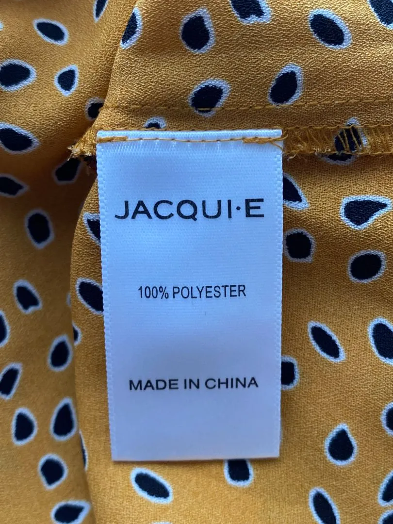 Yellow & Black Jacqui E Tops, 20
