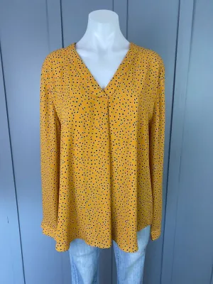 Yellow & Black Jacqui E Tops, 20
