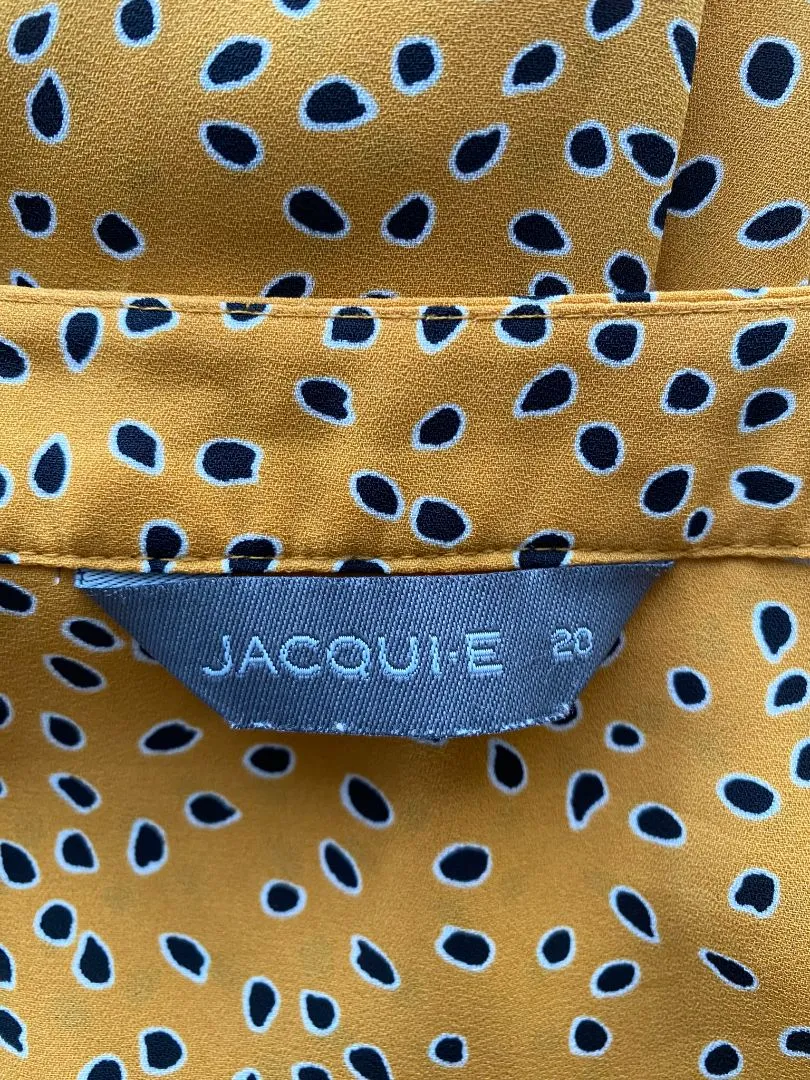 Yellow & Black Jacqui E Tops, 20
