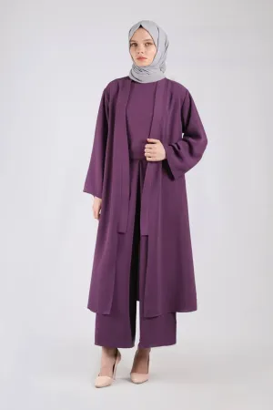 Yumna Modest Pant Set | Purple