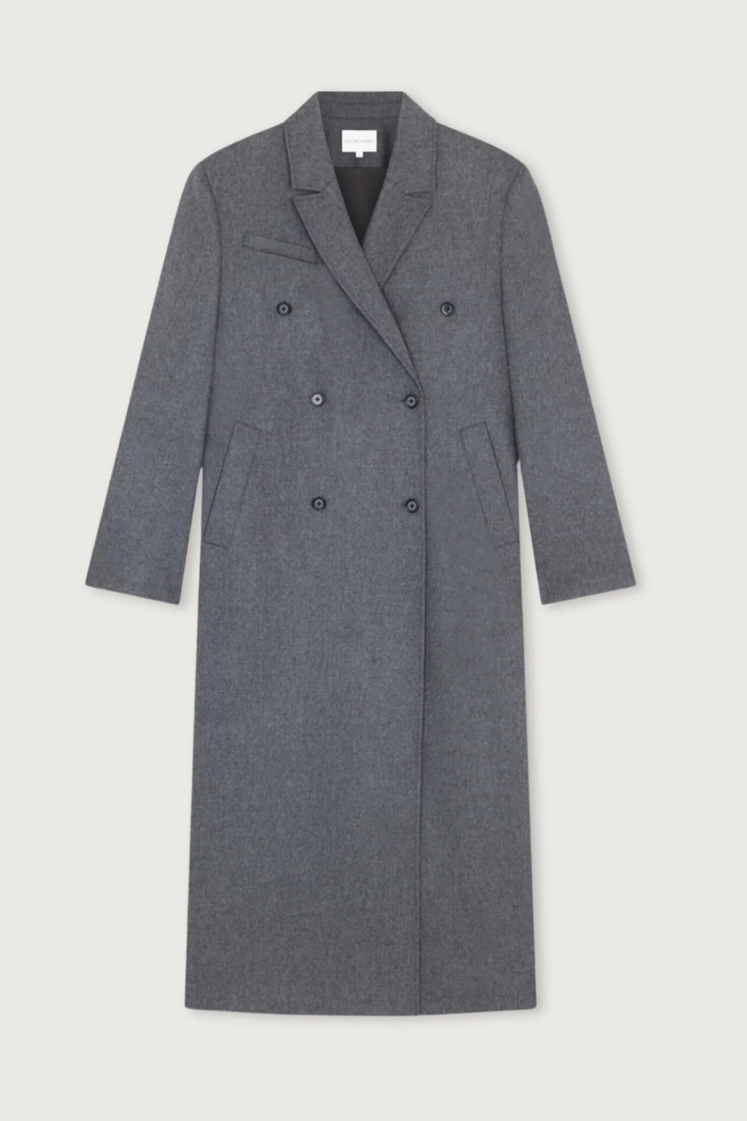 Zeno Flannel Maxi Coat