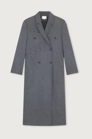 Zeno Flannel Maxi Coat